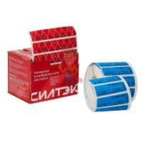 Гарантийная пломба наклейка "Скорлупа" (18*40 мм), красная - Пломба наклейка Силлейбл 1 (10*40 мм)